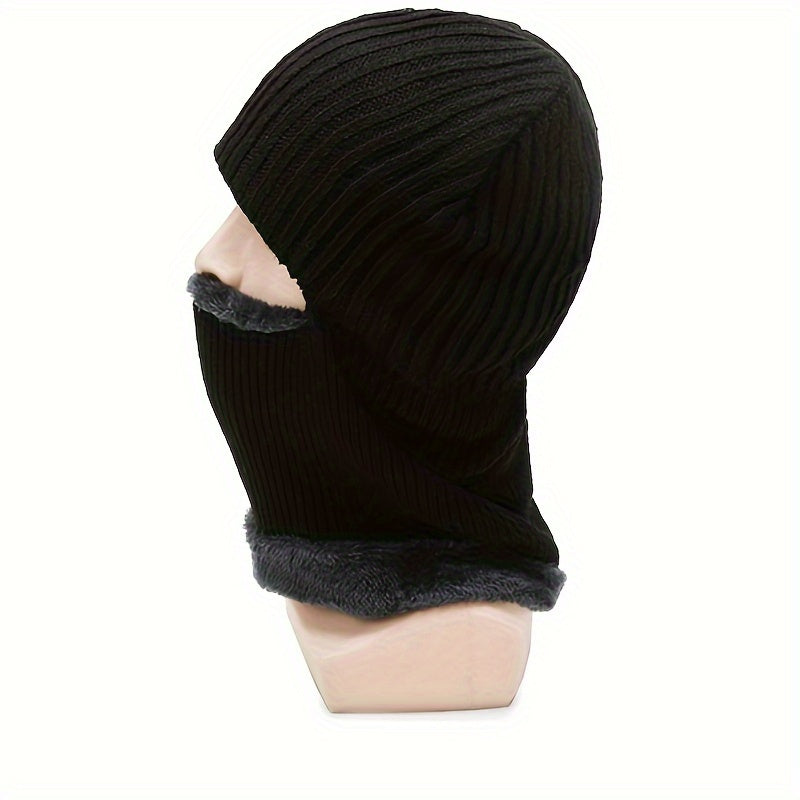 Winter Fleece Ski Mask Balaclava Windproof Head Cover for Men Women