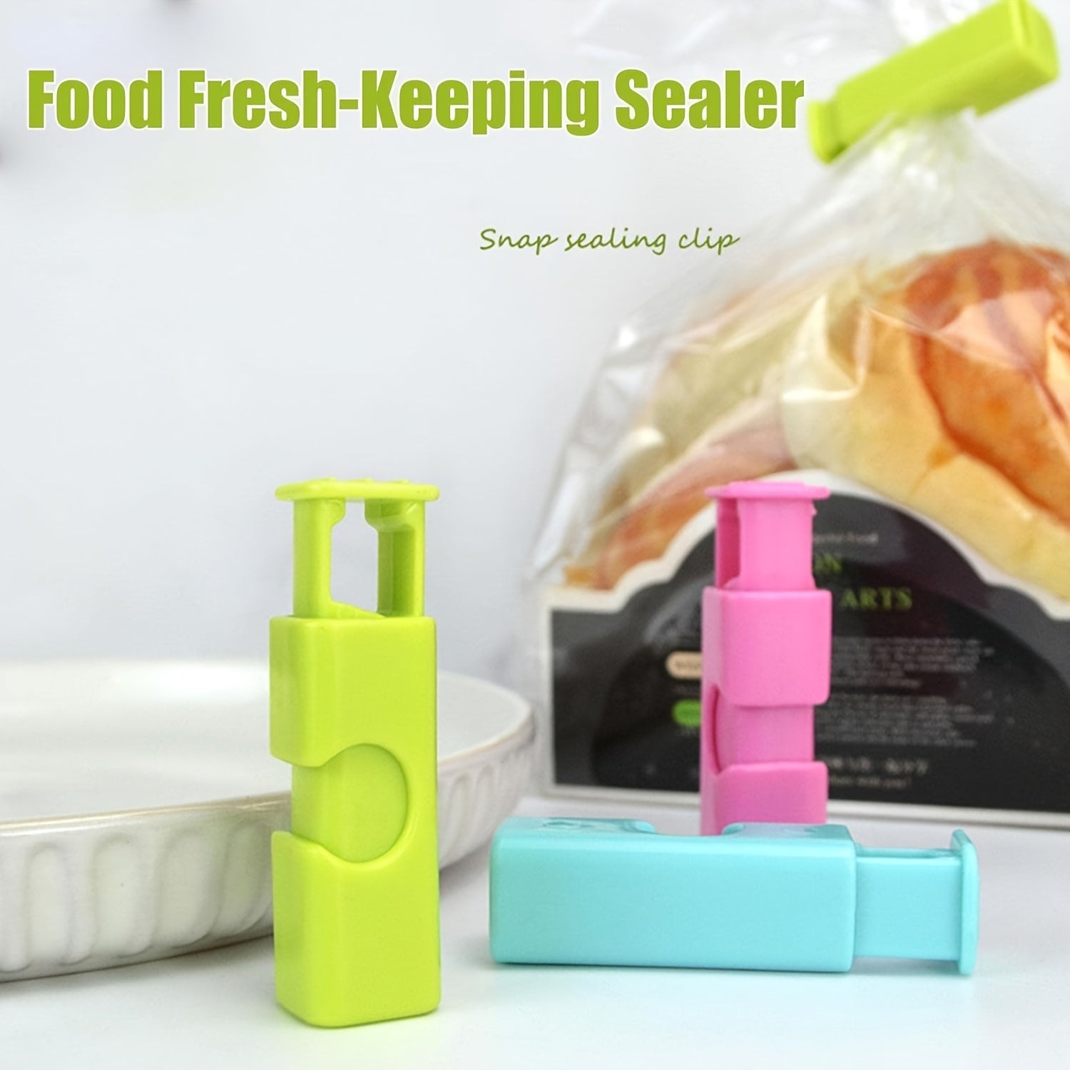 Food Preservation Sealing Clips Spring Clamp Multi-Purpose Plastic Sealer