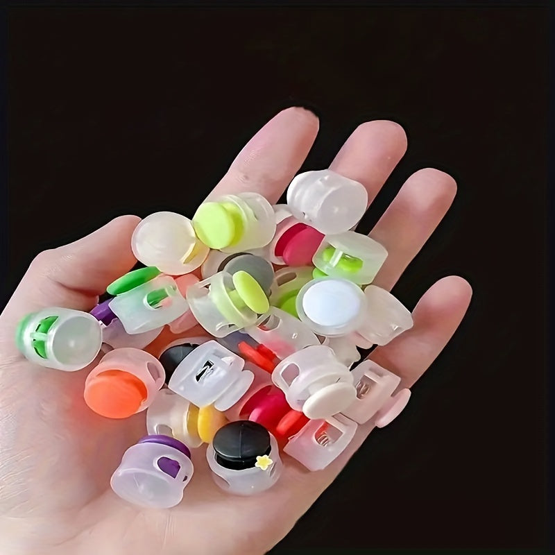 Unisex Shoe Accessories 12pcs Buckles No Tie Transparent Bread Tail