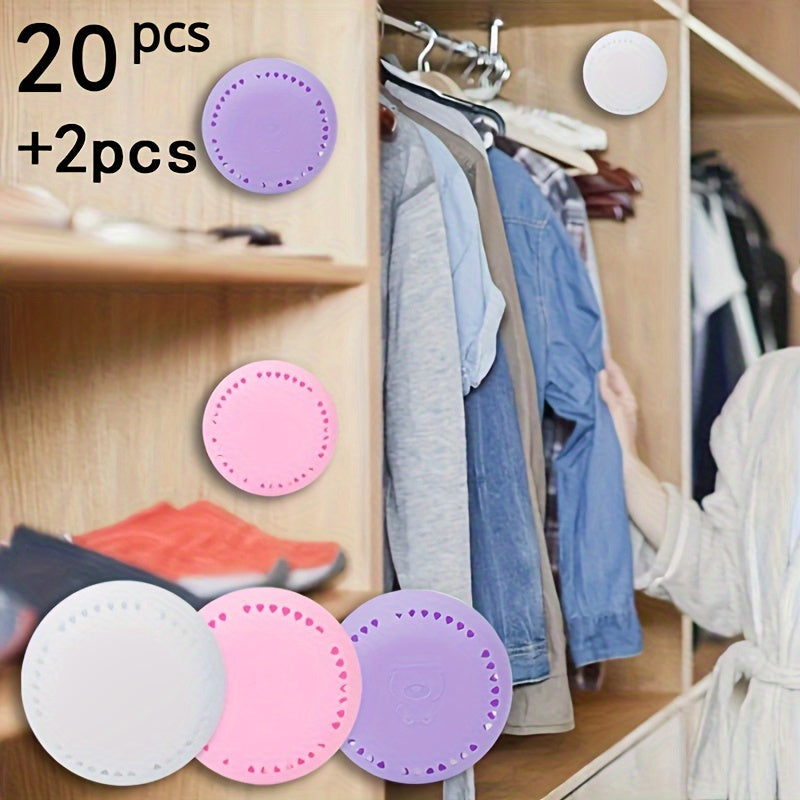 20Pcs Long-Lasting Fragrant Solid Deodorizer Tablets for Home Car Bathroom