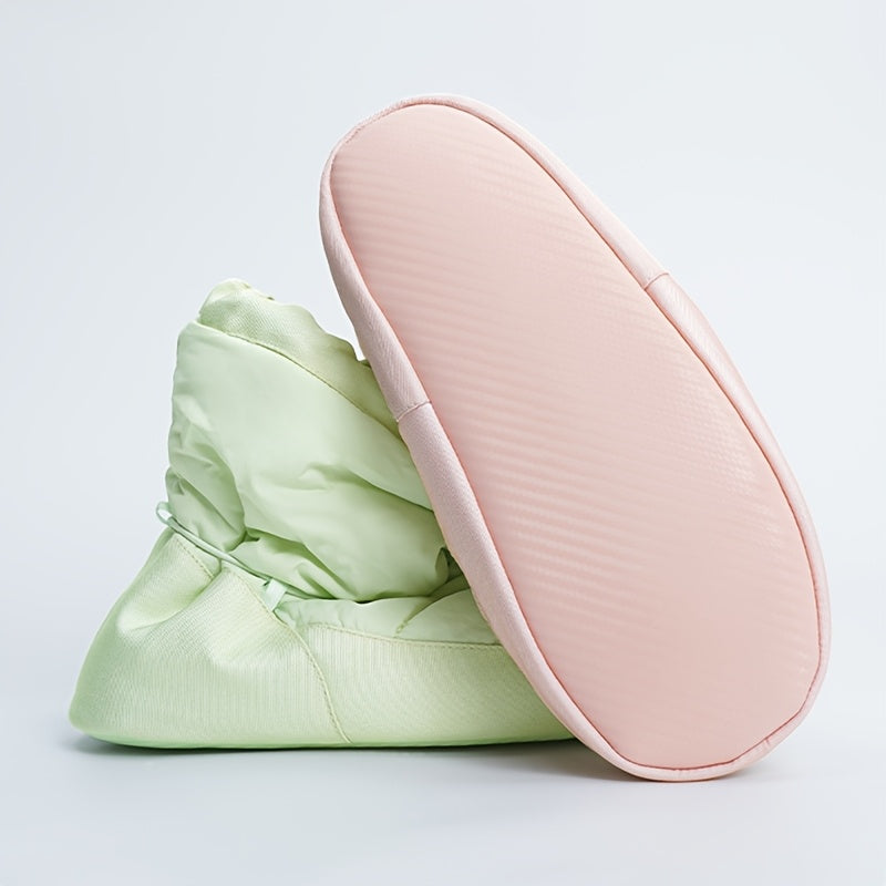 Женские теплые балетные туфли из плюша для танцев, зимние тренировочные ботинки