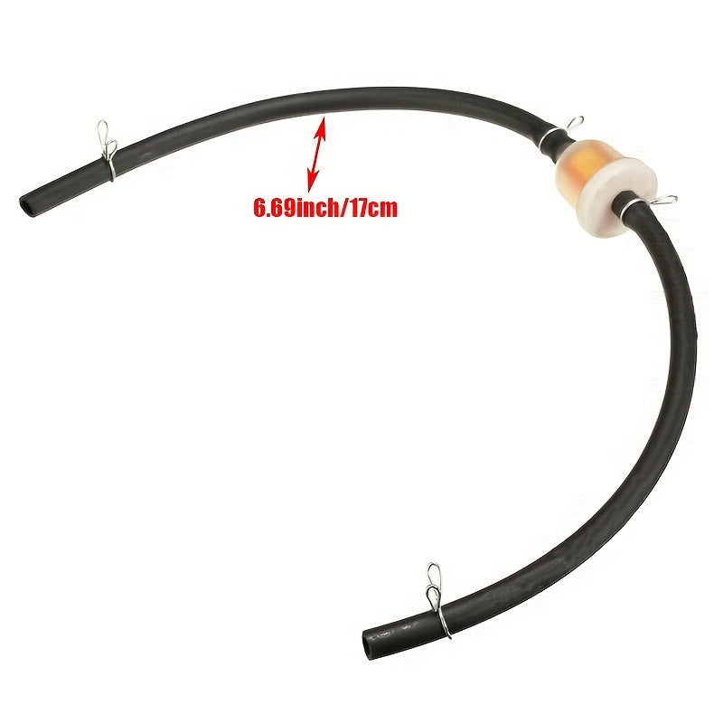 Mini Moto Dirt Bike Fuel Gas Filter Hose Inline Oil Cup for ATVs