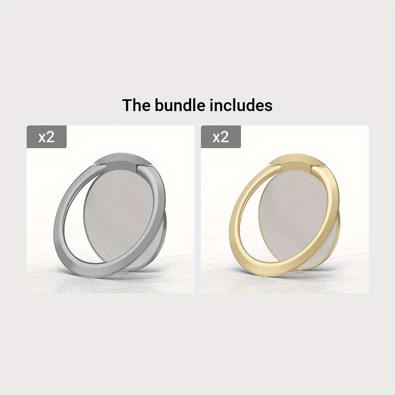 Universal Metal Phone Socket Holder Magnetic Car Mount Rotatable Finger Ring