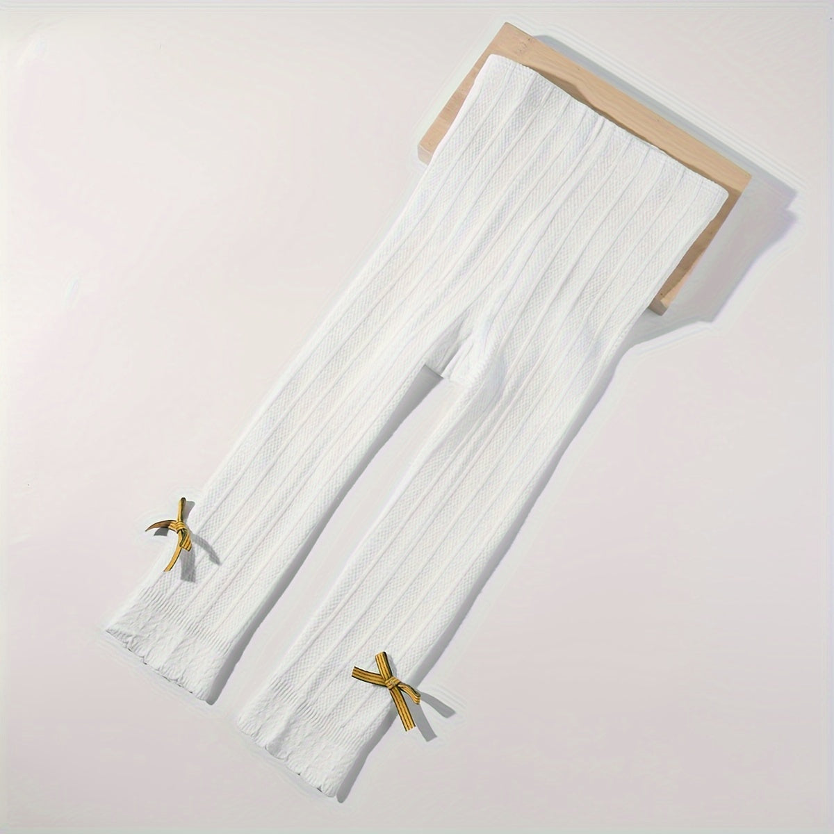 Girls' Floret Design Pantyhose Solid Knit Spring Fall Toddler Kids Leggings