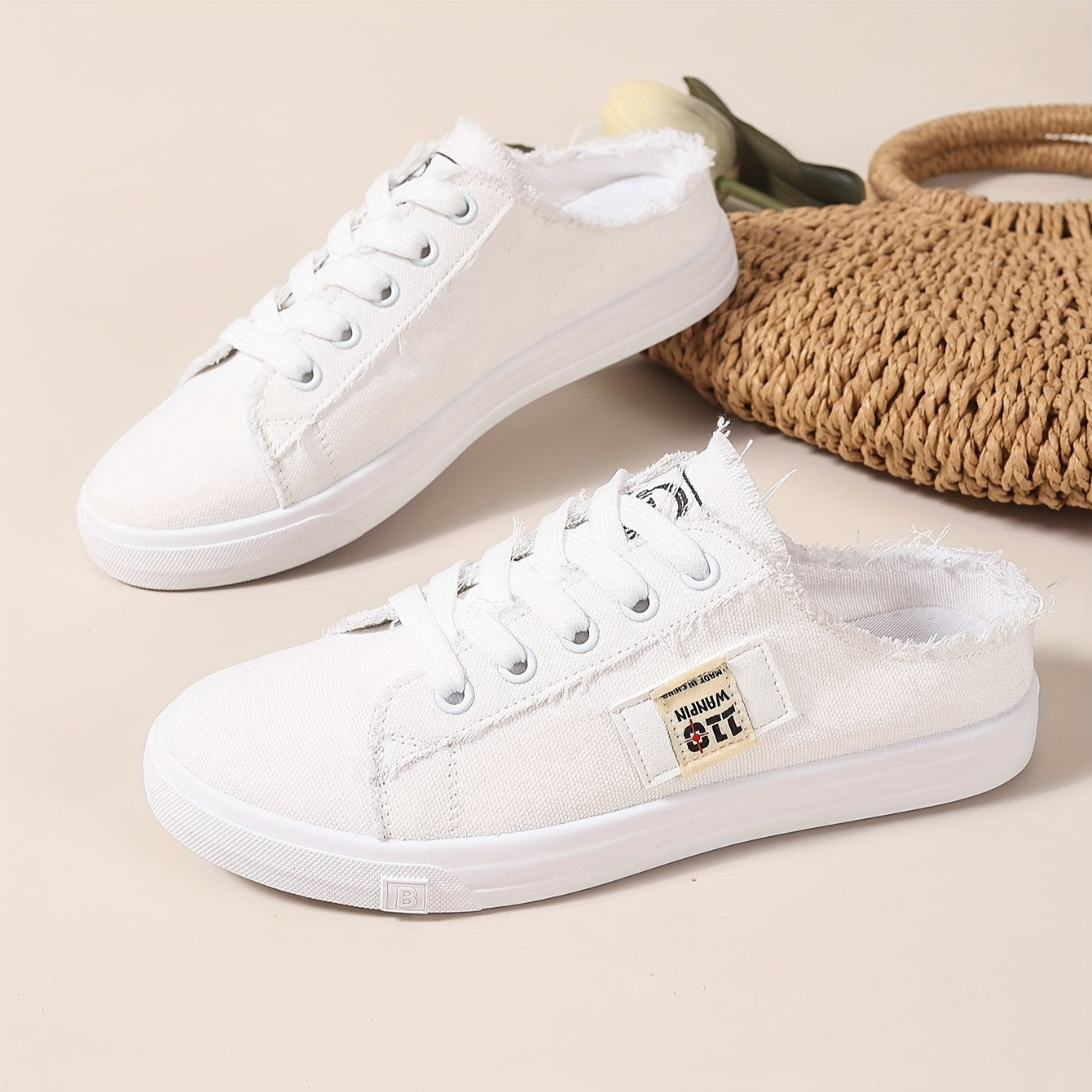 Women's Casual Slip-On Sneakers with Breathable Fabric Upper