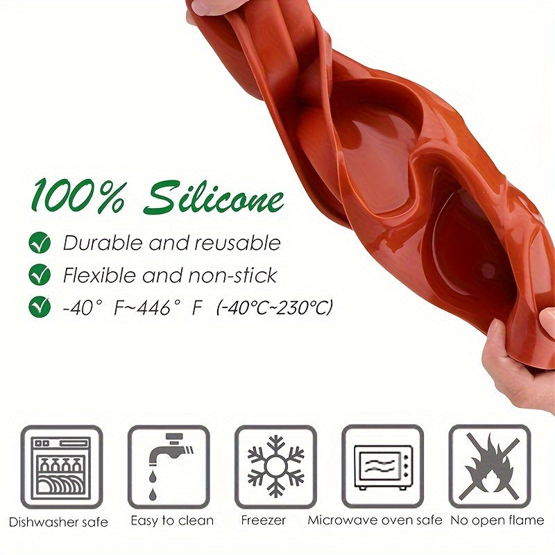 Pishirish va hunarmandchilik ehtiyojlari uchun 6 teshikli silikon qolip