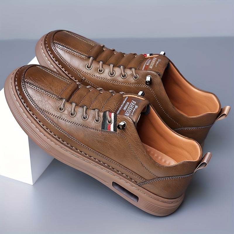 Men's Breathable Slip-On Sneakers with Cushioned Sole in Various Colors and Patterns