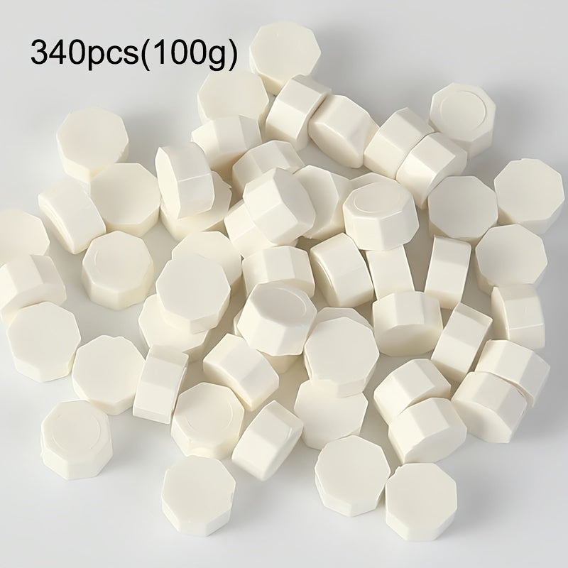 340pcs 100g Octagonal Sealing Wax for Gift Boxes Envelopes DIY Sealing