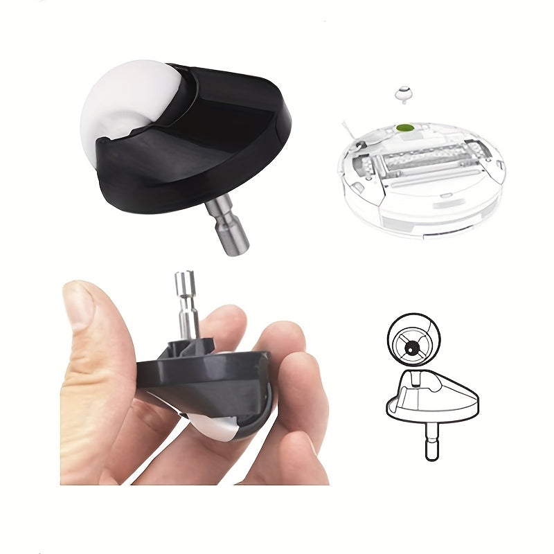 Plastic Front Wheel Caster Assembly for Vacuum Cleaners 500-900 Series