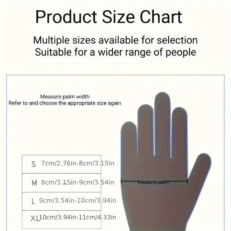 20PCS Silicone Waterproof Gloves for Kitchen Bathroom Cleaning Latex-Free Durable