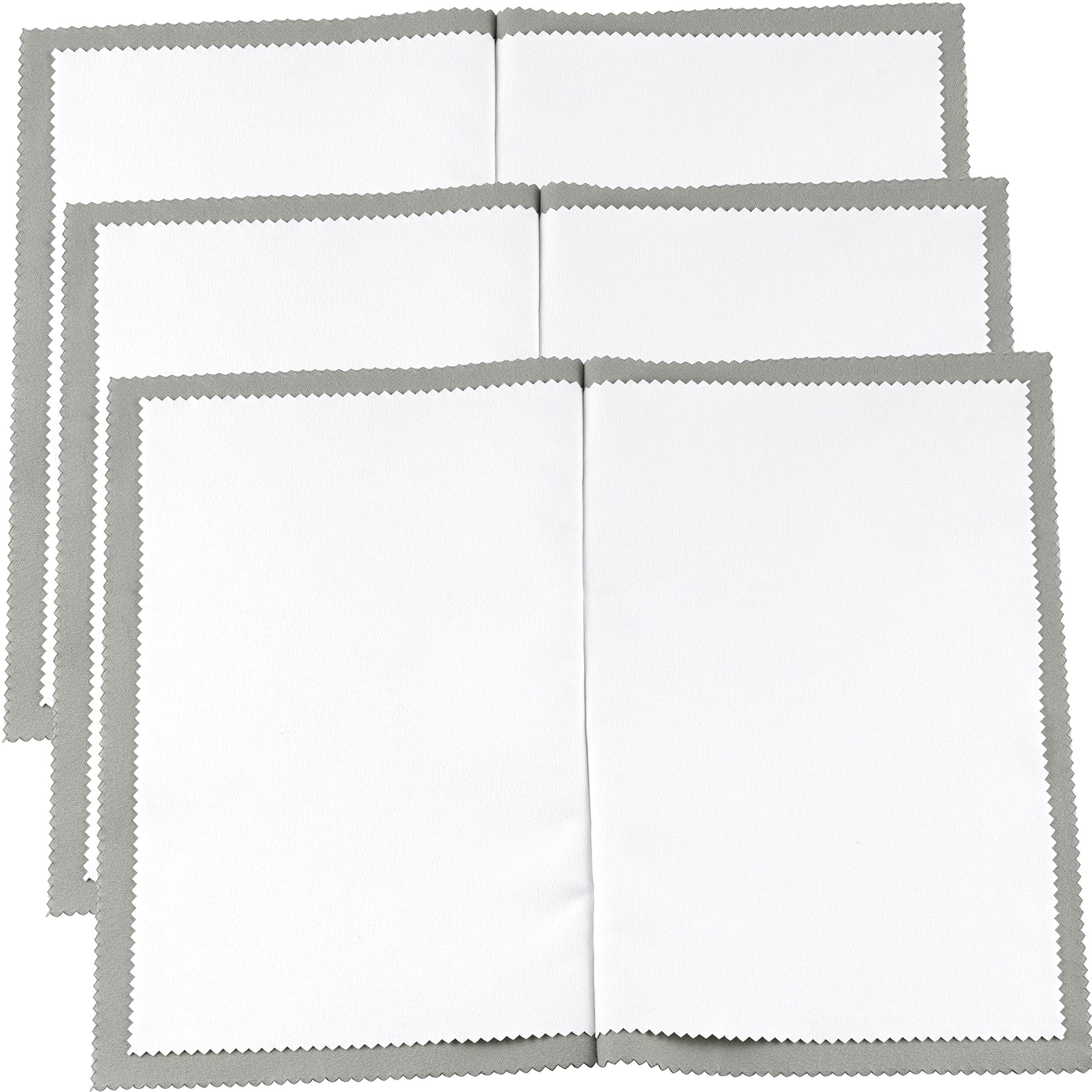 Jewelry Cleaning Cloths Set 3 Pieces Multi-Layer Tarnish Remover for Gold Silver Watches