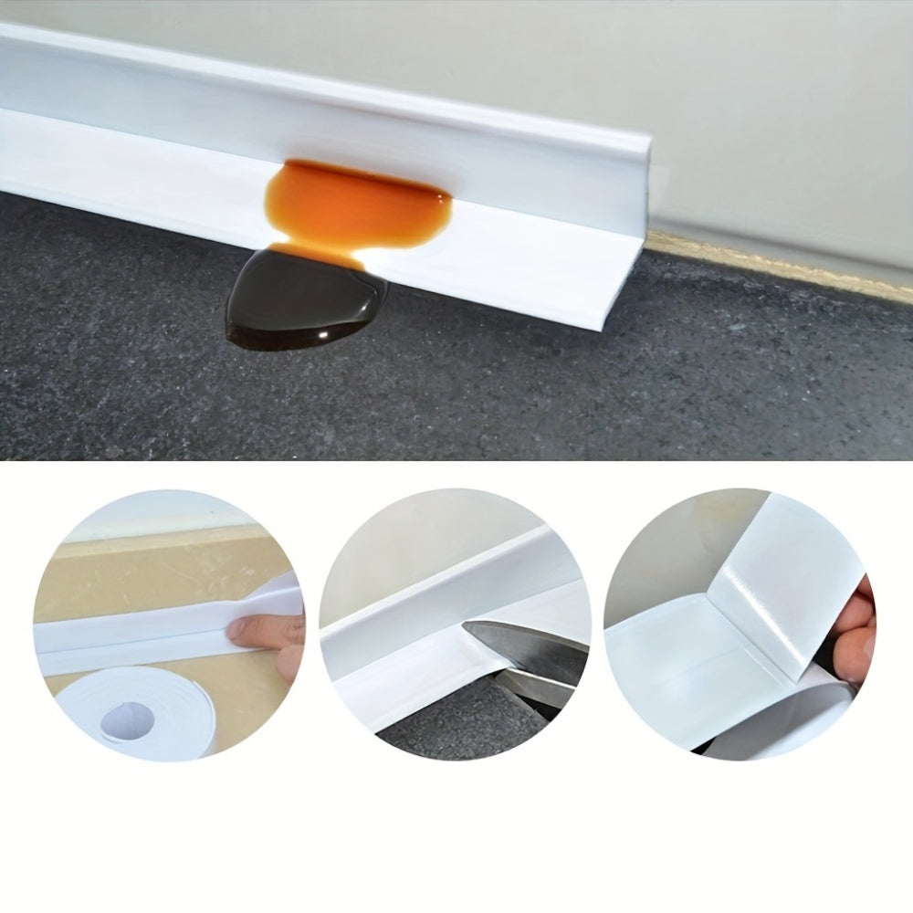 Waterproof Self-Adhesive Sealing Tape for Bathroom and Dorm Room Decor