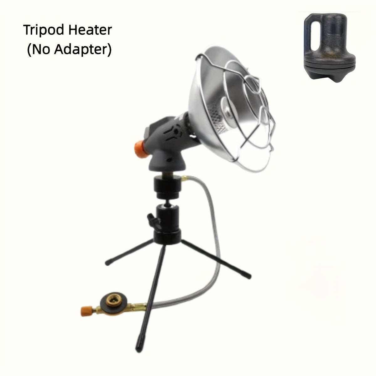 Портативный регулируемый газовый обогреватель для палаток, кемпинга, отдыха на природе, выживания, ABS