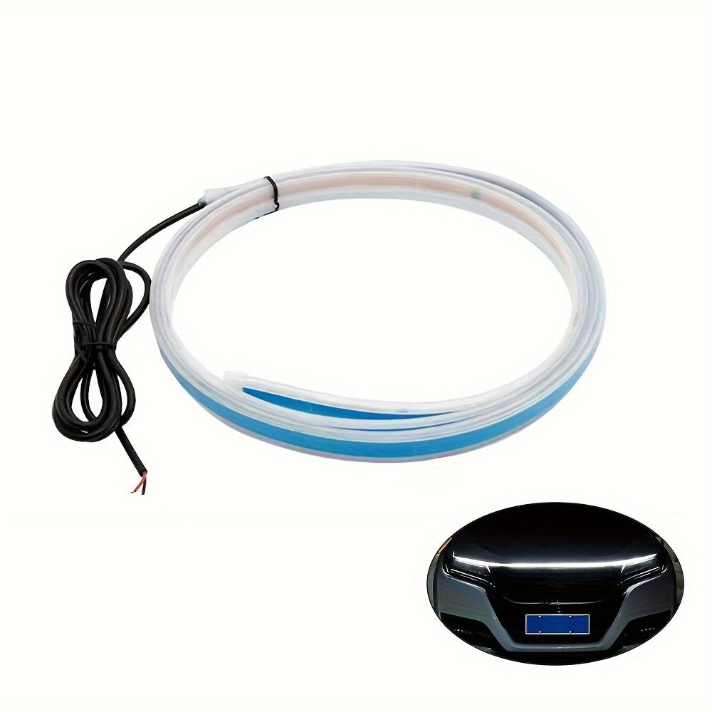 Car LED Hood Penetrating Lights 12V 10W Atmosphere Decorative 70in