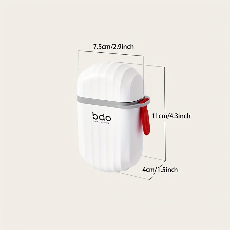 Qopqoq bilan ixcham plastik sabun qutisi, sayohat va harakatda foydalanish uchun ideal. Sabunni xavfsiz va oqmasdan turli sharoitlarda foydalanish uchun saqlaydi.