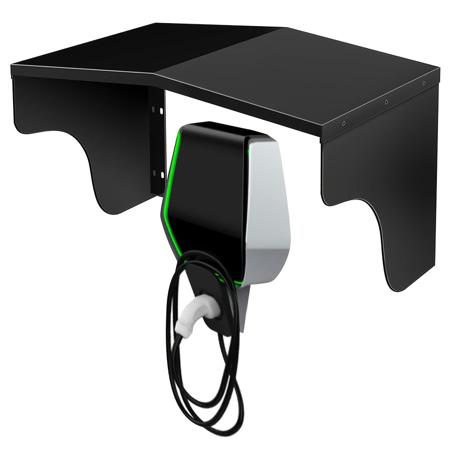 Universal Weatherproof Wall-Mounted Level 1 EV Charger Cover Rain Snow Resistant Outdoor Charging Box