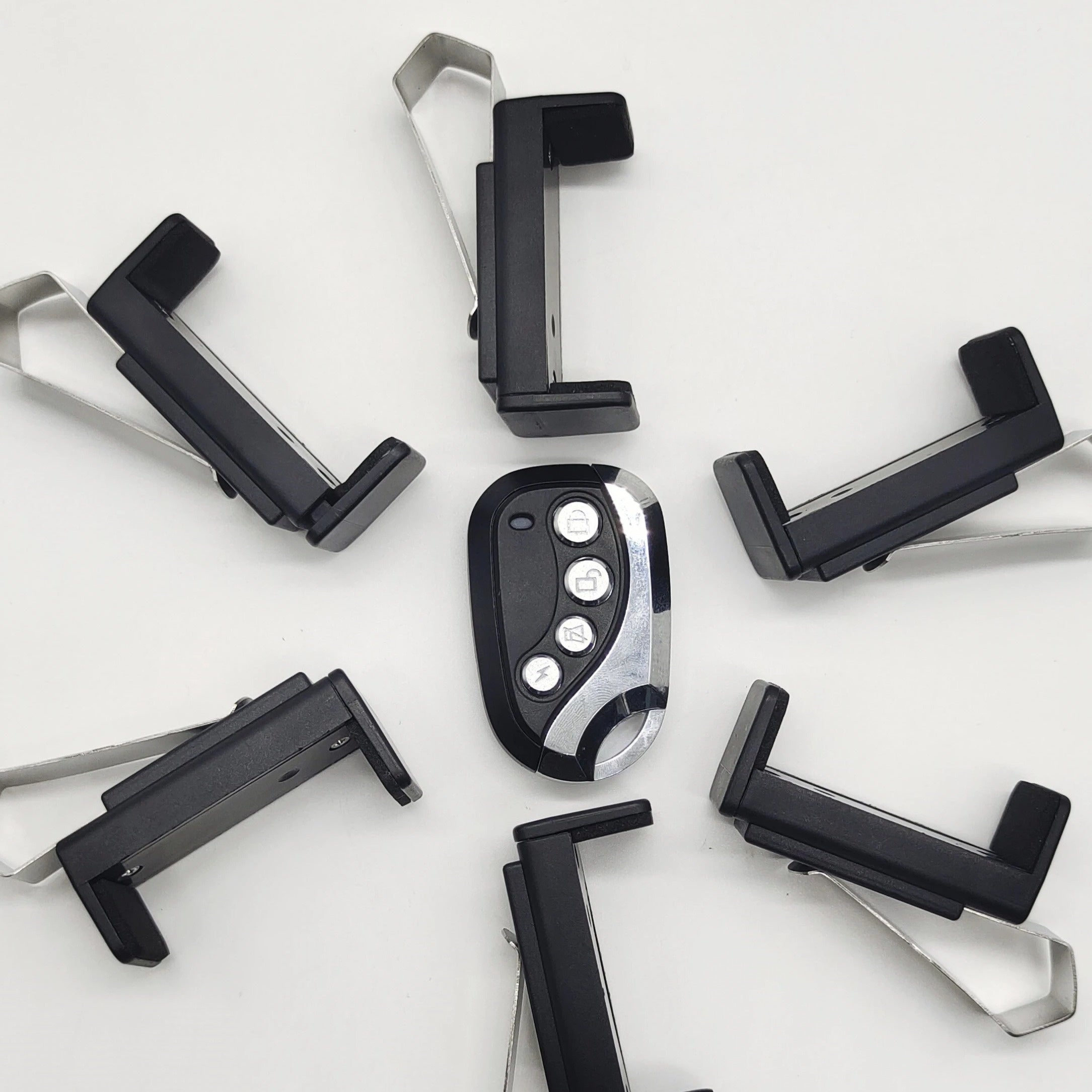 Car Sun Visor Clip Plastic Remote Control Holder for Vehicle Storage