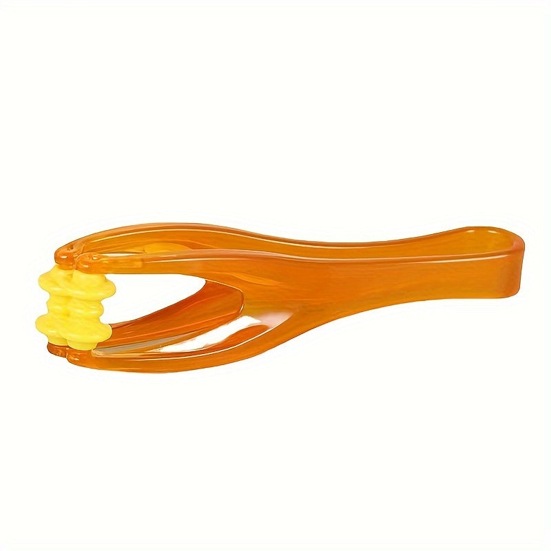 1 dona Mini Barmoq Massajchi, Qo'lga olinadigan Bo'g'im Aylanmasi, PP Material, Zaryadsiz Qo'l Boshqaruvi, Batareya Kerak emas.