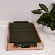 Non-Stick Teppanyaki Grill Pan Electric Griddle for Home Baking BBQ European Plug