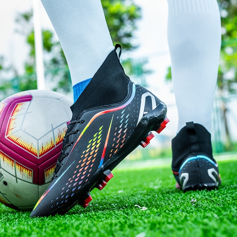 Erkaklar uchun engil vaznli bog'ichli futbol to'pi, bir rangli dizayn, sun'iy yuqori qismi, mato ichki qismi va sport va mashg'ulotlar uchun kauchuk taglik.