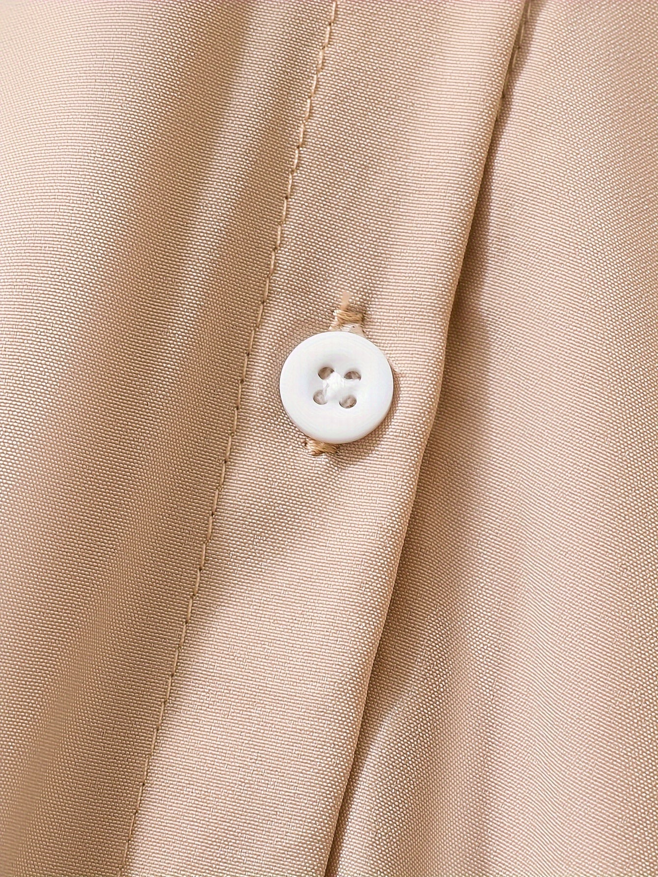 Girls' 12 and Under Apricot Peplum Blouse and Solid Pants Set for Spring Fall Outdoor Wear