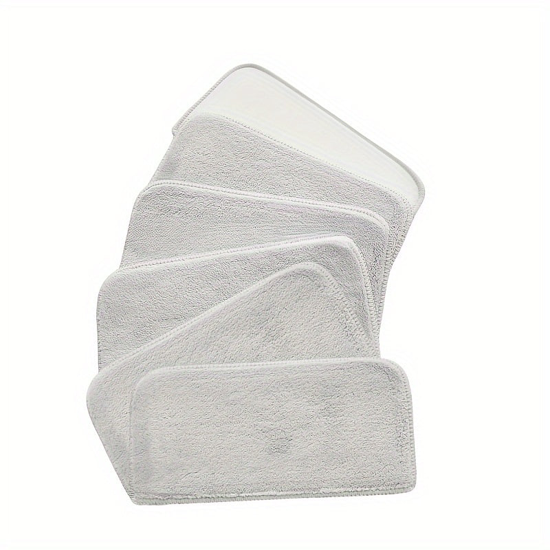 Half-Moon Microfiber Mop Pads Reusable Wet Dry Floor Cleaning Pads for Hardwood Tile Linoleum