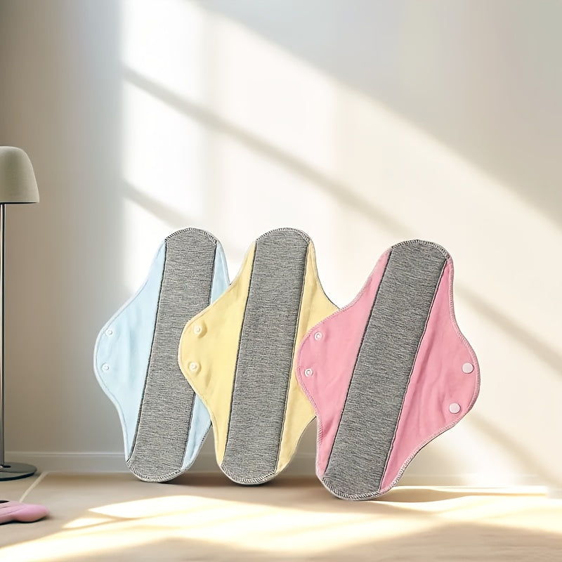 Adult Reusable Washable Sanitary Napkins Leak-Proof Urine Pads for Elderly with Graphene Set of 1 3 5