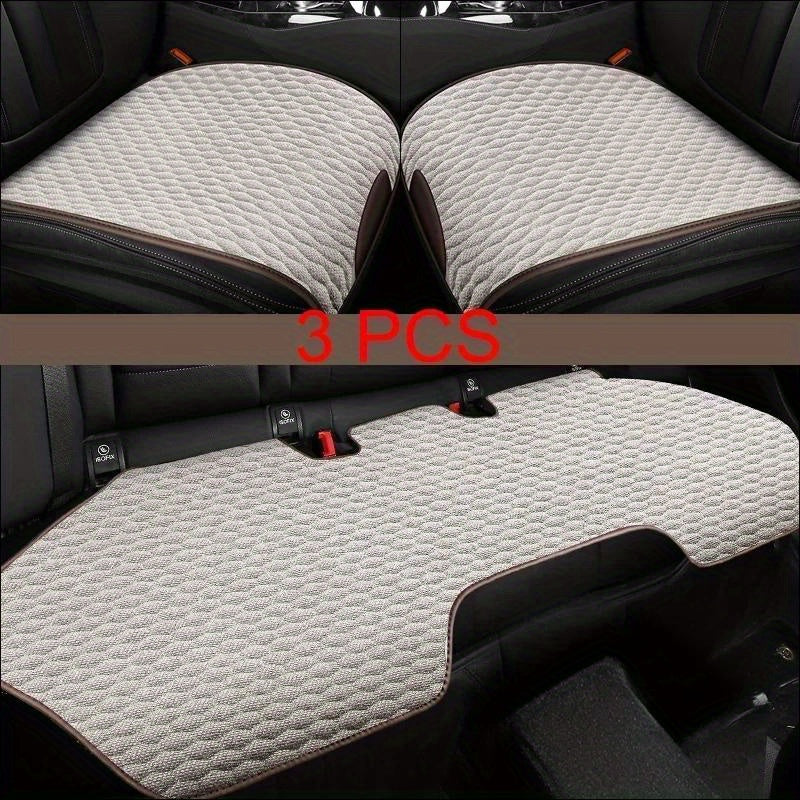 Universal Black Car Seat Cover Durable Quilted Polyester Fits Most Vehicles