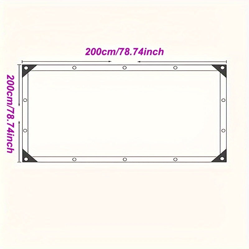 Beige Outdoor Sunshade Cloth Blocks 81-90% Light Durable Polyester with Black Stripes for Balcony Yard Garage