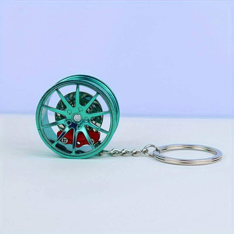 Universal 360° Rotating Car Keychain Pendant Creative Car Decor Gift