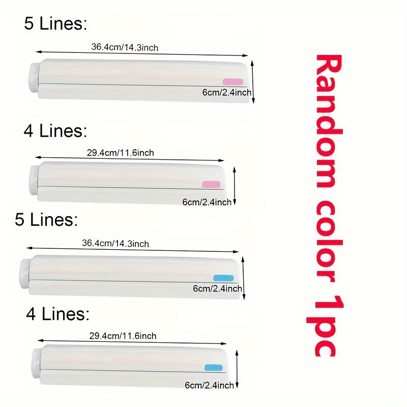 Wall-Mounted Retractable Plastic Clothes Drying Rack for Indoor Bathroom with Invisible Clothesline