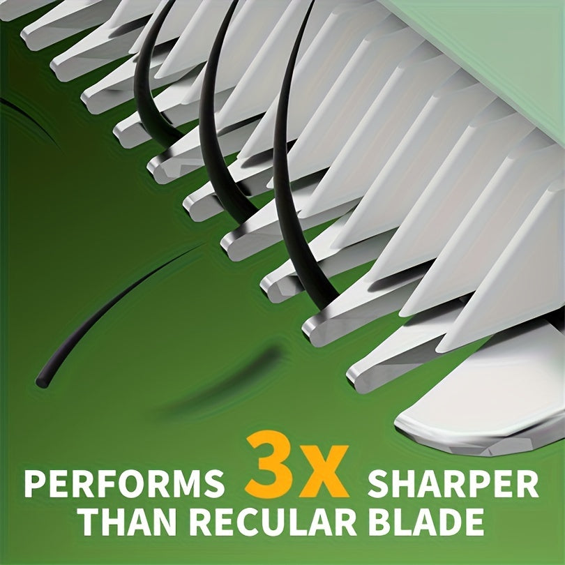 Recortador de vello corporal para hombres para barba, rostro, cabeza y áreas íntimas. Batería de litio recargable