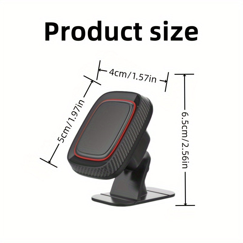 Soporte universal para coche con imán y plegable con rotación de 360°