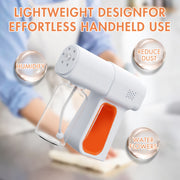 Handheld Nano Blue Light Disinfection Spray Gun with Anti-Clog Nozzle and Large Fog Volume