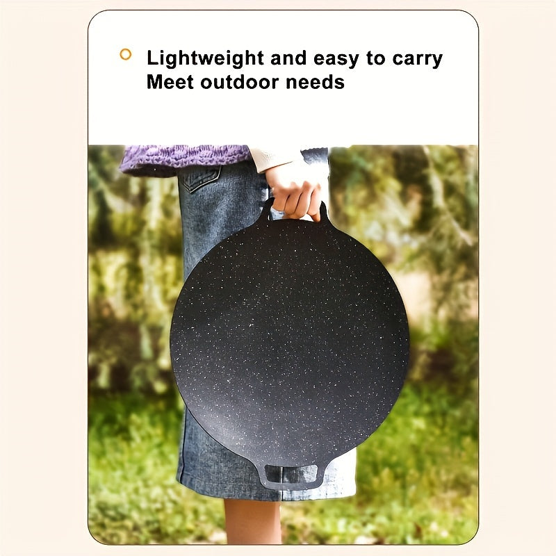 Ko'p funksiyali 35.99 sm qozon temir gril panasi - BBQ va bayram ovqatlari uchun ideal, plita ustida ishlatish uchun xavfsiz, turli o'lchamlarda mavjud