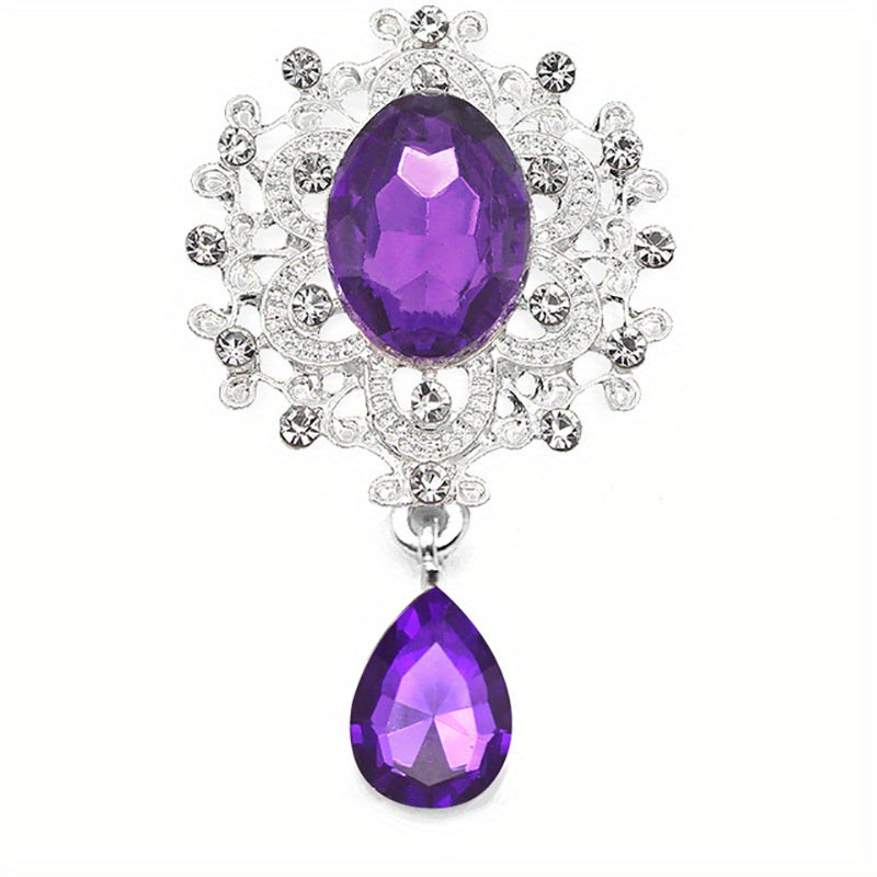 To'y takliflari, sovg'a qutilari va stakanlar uchun 10 ta rhinestone broshyalar to'plami