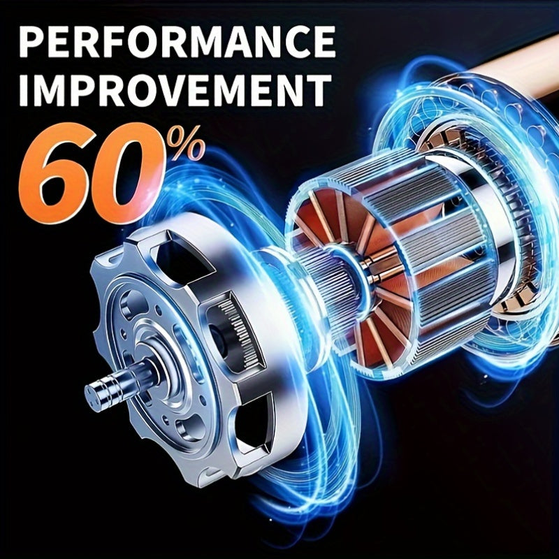 Portable Wireless Tire Inflator with LED Display, Rapid Air Compressor, Rechargeable Battery