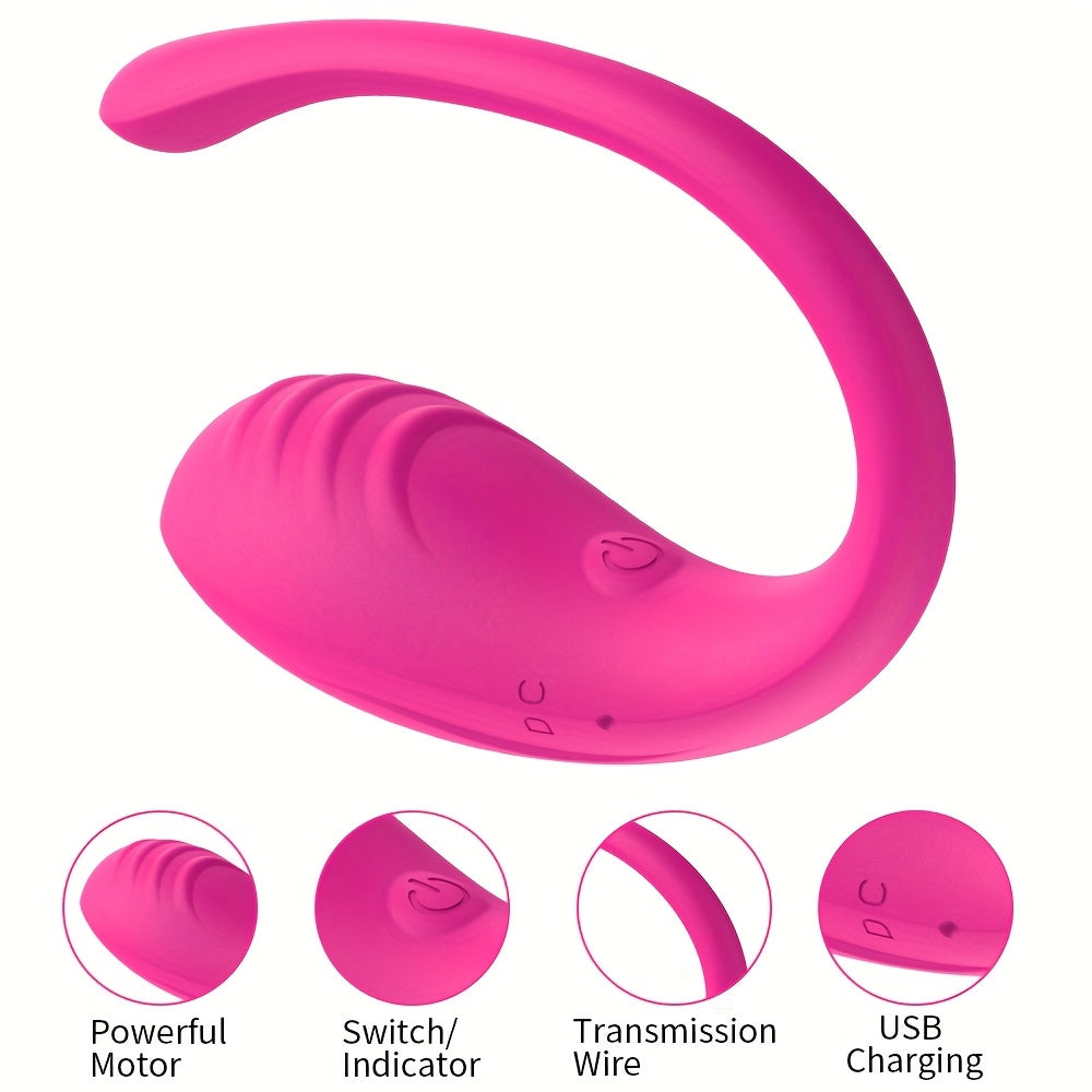 Women Waterproof G-Spot Vibrator with Remote 9-Speed Rechargeable