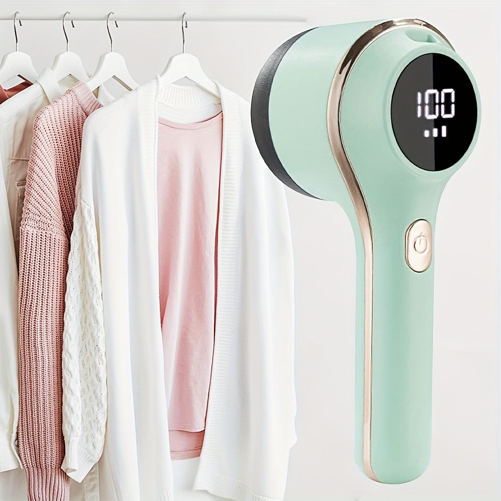 Kiyim va mebel uchun elektr soch to'plarini olib tashlovchi, USB orqali zaryadlanadigan va portativ