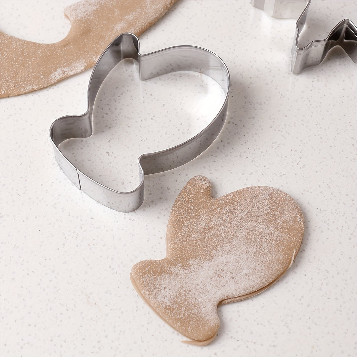 12-Piece Stainless Steel Christmas Cookie Cutter Set for Holiday Baking