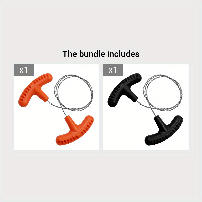 Stainless Steel Hand-Pulled Wire Rope Tool Multi-Purpose Pocket Saw Survival Equipment