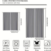 Set of 2 Boho Hippie Window Curtains with Life Tree Design for Bedroom Living Room Dorm