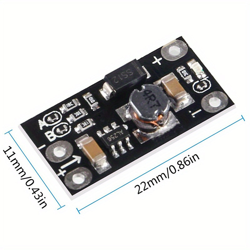 Módulo convertidor boost DC-DC de 3.7V a 12V, fuente de alimentación ajustable para electrónica DIY
