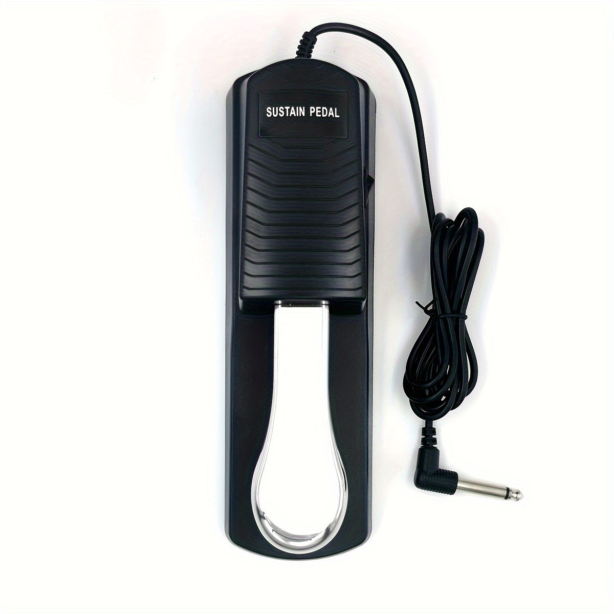 Keyboard Sustain Pedal with Polar Switch Alloy Black for Digital Pianos and MIDI Keyboards