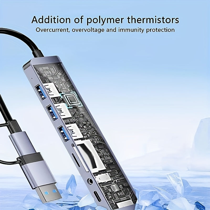 USB C Hub with Multiple Ports for MacBook Pro Air and USB C Laptops