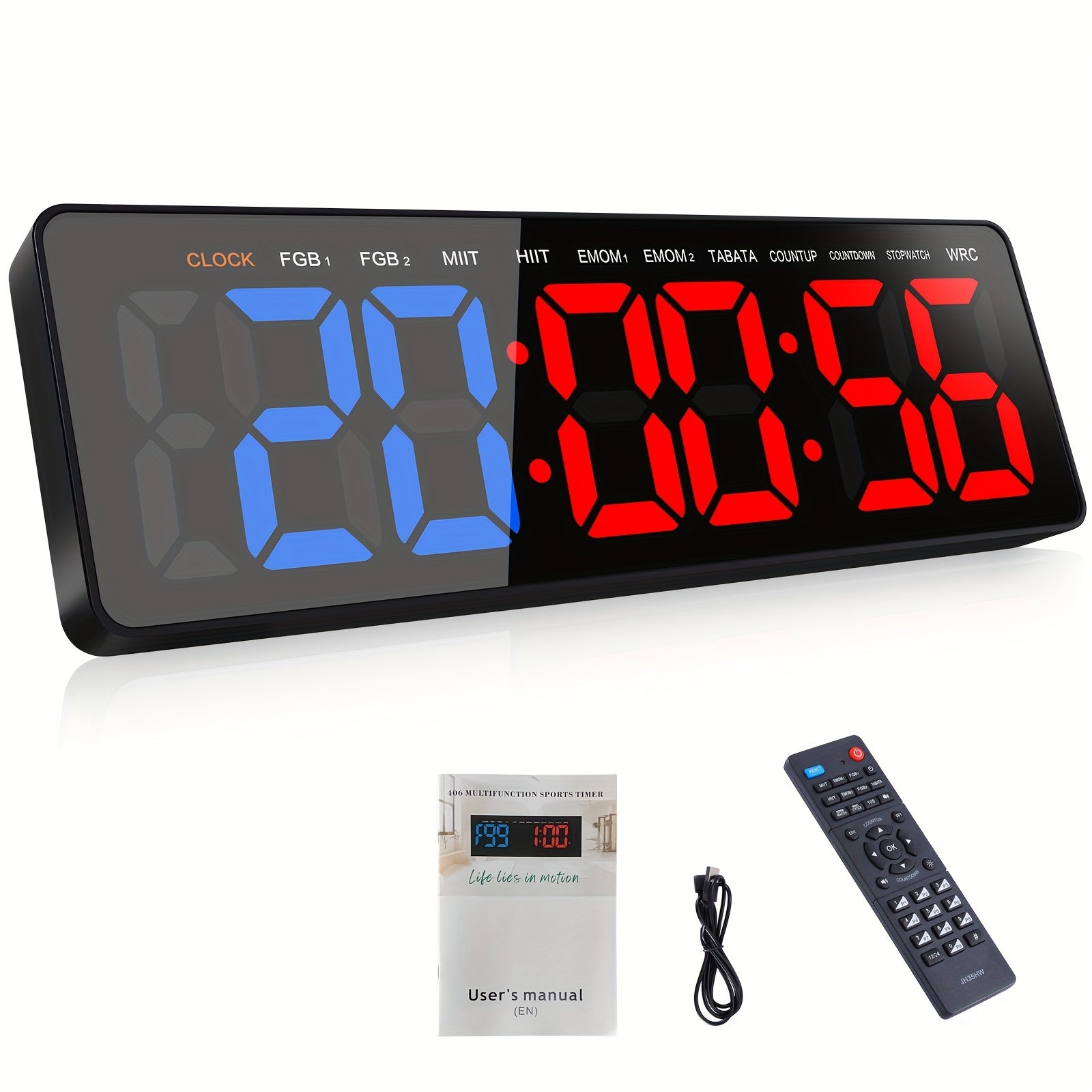 Large Digital Kitchen Timer 41.91cm with Loud Alarm USB Powered for Cooking and Time Management
