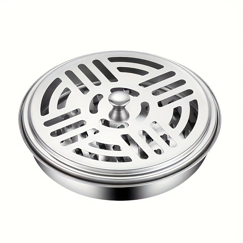 3Pcs Stainless Steel Mosquito Coil Burner Sets Windproof Incense Holders