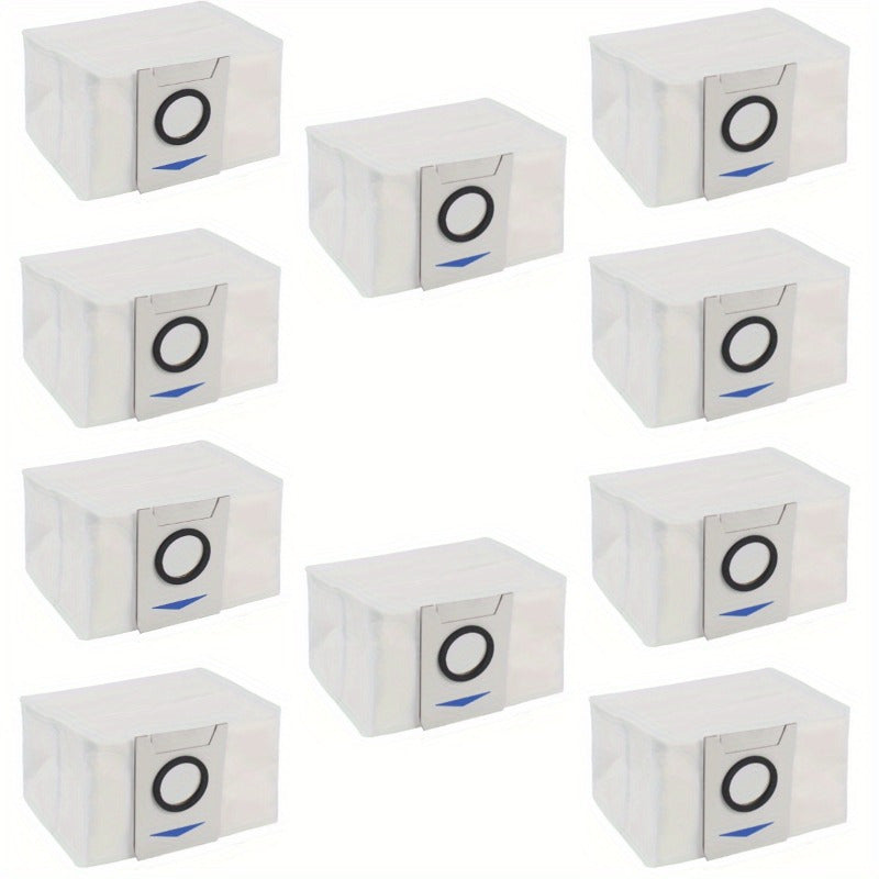 10 Premium Robot Vacuum Dust Bags X1 T10 T20 seriyali bilan mos keladigan, yuqori yopilish, 3L sig'im