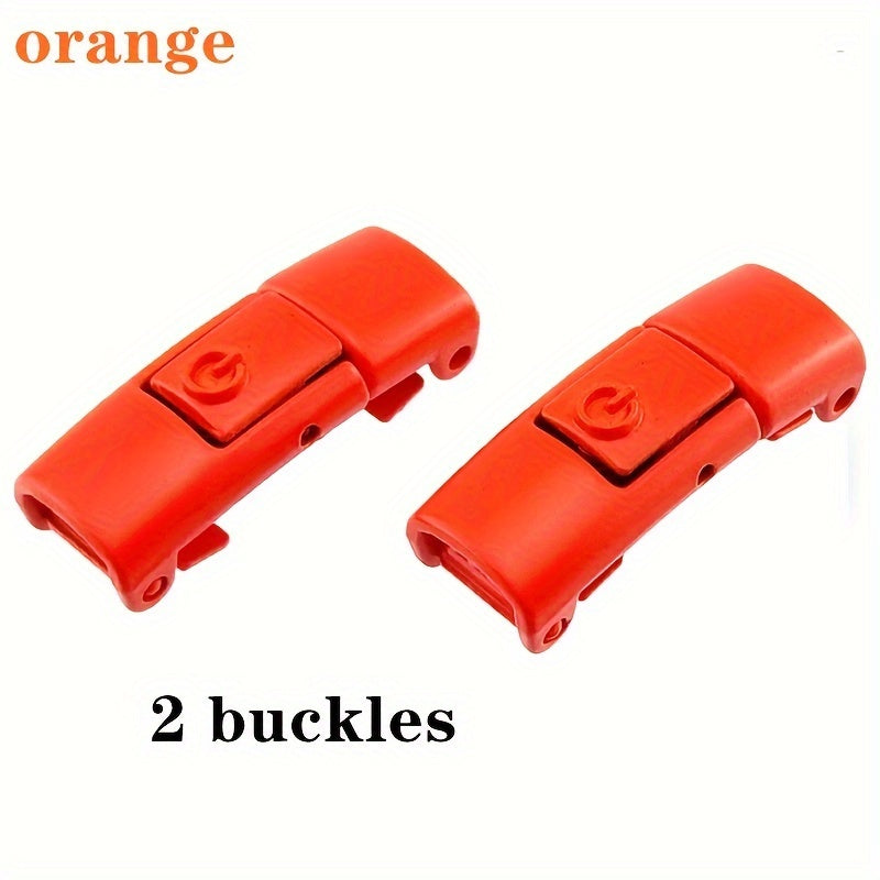 Uniseks metall No-Tie Lazy shoelace buckles turli ranglar, oson bir tugma bilan