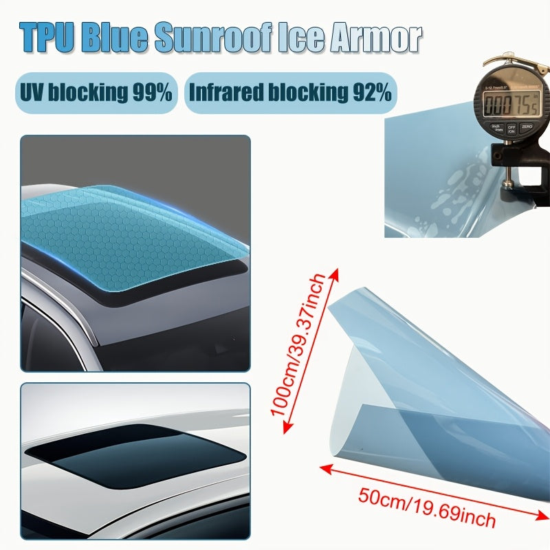 Universal TPU Car Sunroof Shade Heat Insulation Explosion-Proof Solar Protection